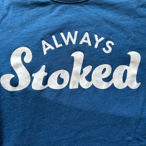 Blue Always Stoked Dutch Bros T Shirt